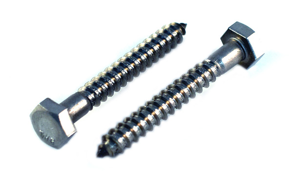 Lag Bolts 18-8 <br /> 304 Stainless Steel
