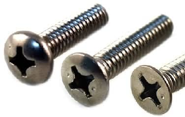 Machine Screws<br />316 Stainless Steel