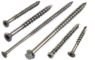 Deck Screws All Styles<br />316 Stainless Steel