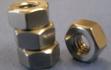 Fine Pitch Nuts<br />18-8 / 304 Stainless Steel