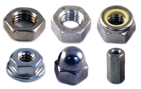 Metric Nuts<br />A2 Stainless Steel