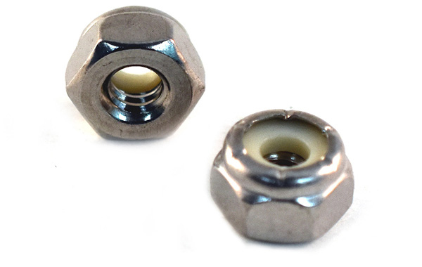 Nylon Insert Lock Nuts<br />18-8 / 304 Stainless Steel